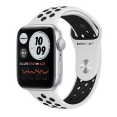 Apple Watch Series 6 Cellulaire 40mm Argent Aluminium avec Bracelet - Grade A avec Boîte et Chargeur — R3 · Smarty Paris 18e